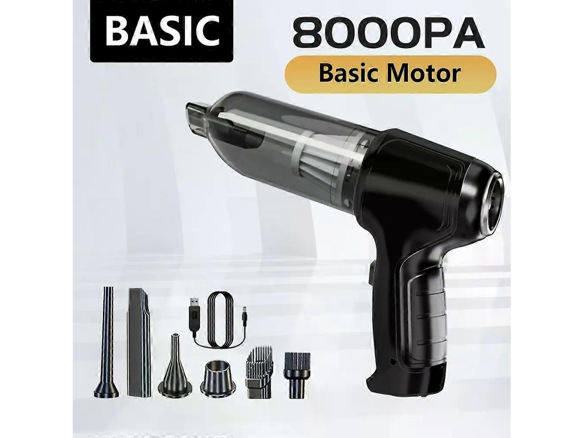 Aspirador De Pó Automotivo Sem Fio 95000pa, Potente Sucção, Portátil, Máquina De Limpeza Portátil Para Eletrodomésticos Aquaforge
