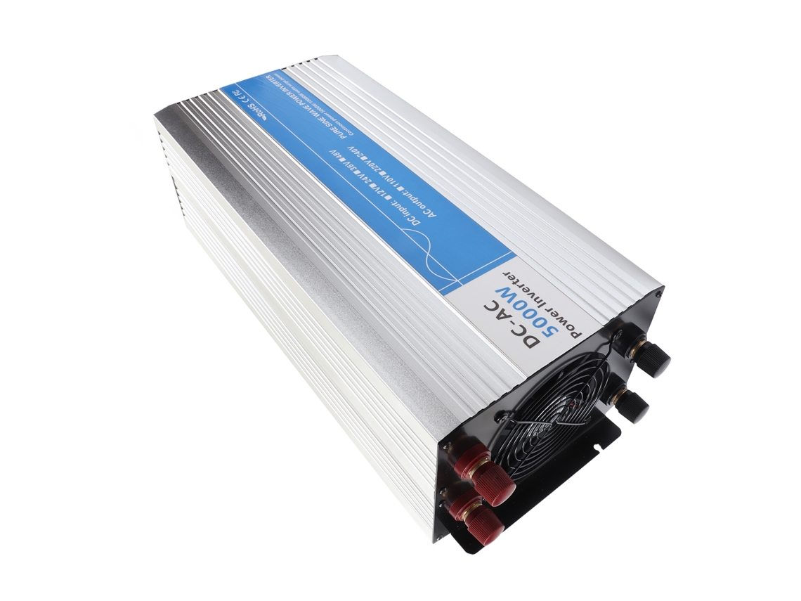 Inversor De Onda Sinusoidal Pura De 5000w Com 2 Saídas Ac E Visor Digital Da Laxiscreed