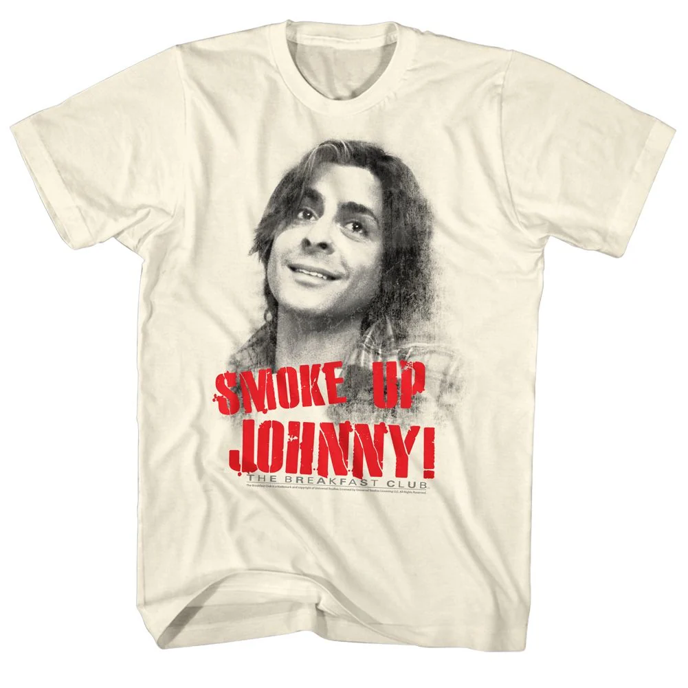 Rockinstone Breakfast Club Movie Smoke Up Solid Natural Adult T-shirt Size:xxxl