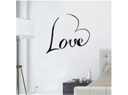 Adesivos Muraux Décoration Amour Adesivos Salon Chambre Art Déco 58x48cm