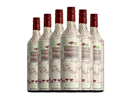 Vinho BOTTER CARLO Primitivo Puglia (0.75 L - 6 Unidades)