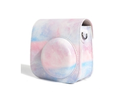 Capa Compatível Com Câmera Instantânea Fujifilm Instax Mini 12 Bolsa De Couro Sintético Para Câmera De Viagem Brilvibera