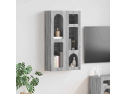 Vidaxl Armário Suspenso Elst Sonoma Cinzento 59 X 20 X 100 Cm