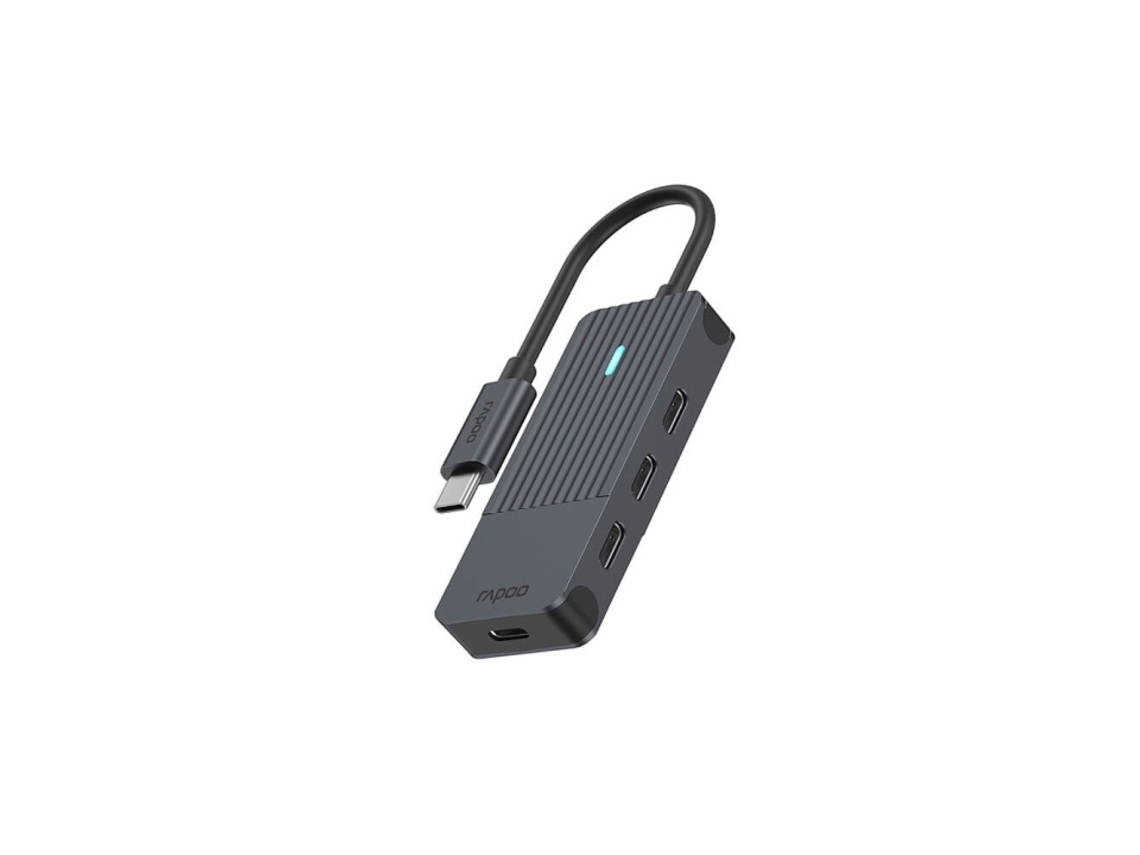Hub Usb C Para Usb C Rapoo Uch 4002 Brilvibera