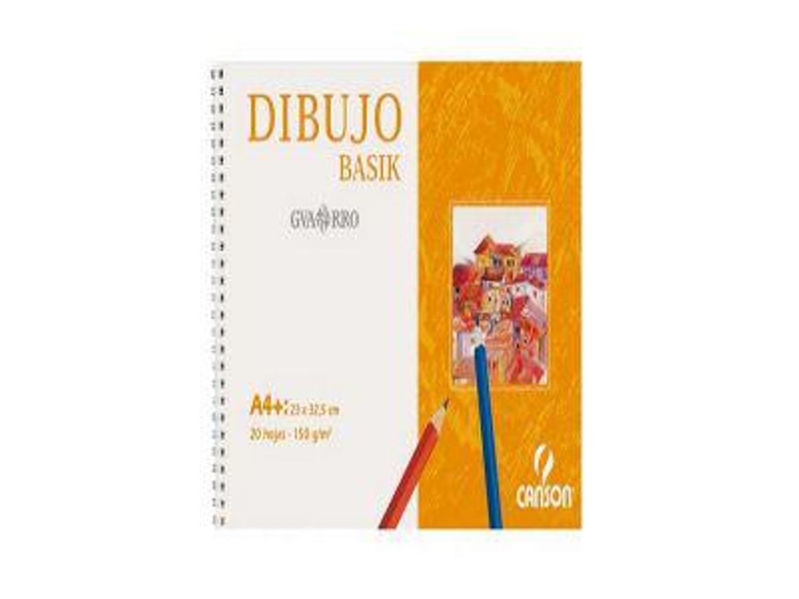 Bloc Dibujo Basik Premium Espiral A4+ 20H 150G. Liso