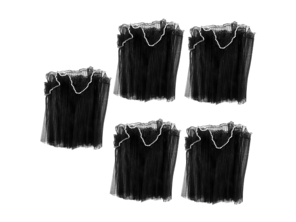 Conjunto De 5 Rolos, 5 Buquês, Borda Perolada