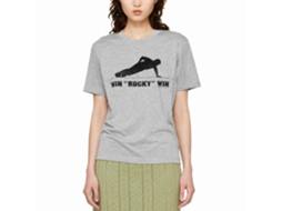 Rockinstone Rocky Movie Win More Heather Gray Adult T-shirt Size:s