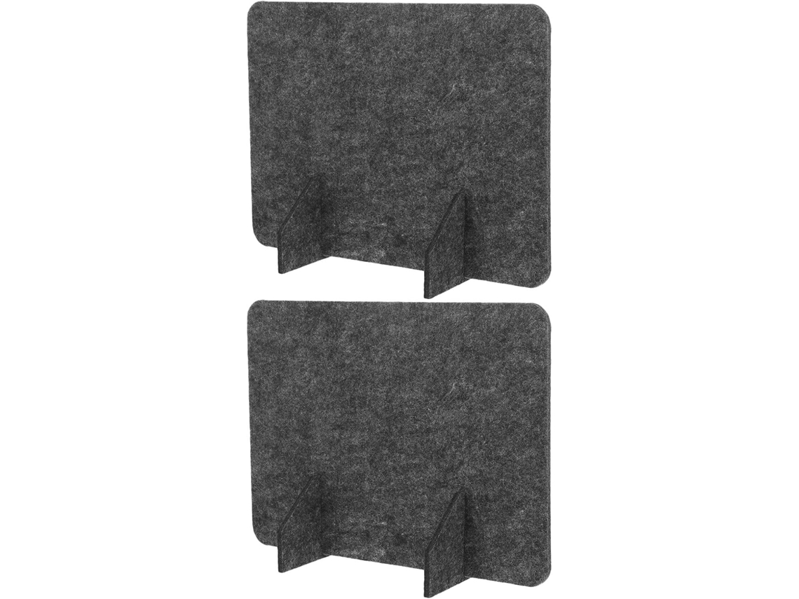 Divisória De Mesa Feltro Em 2 Peças, Painel Divisório