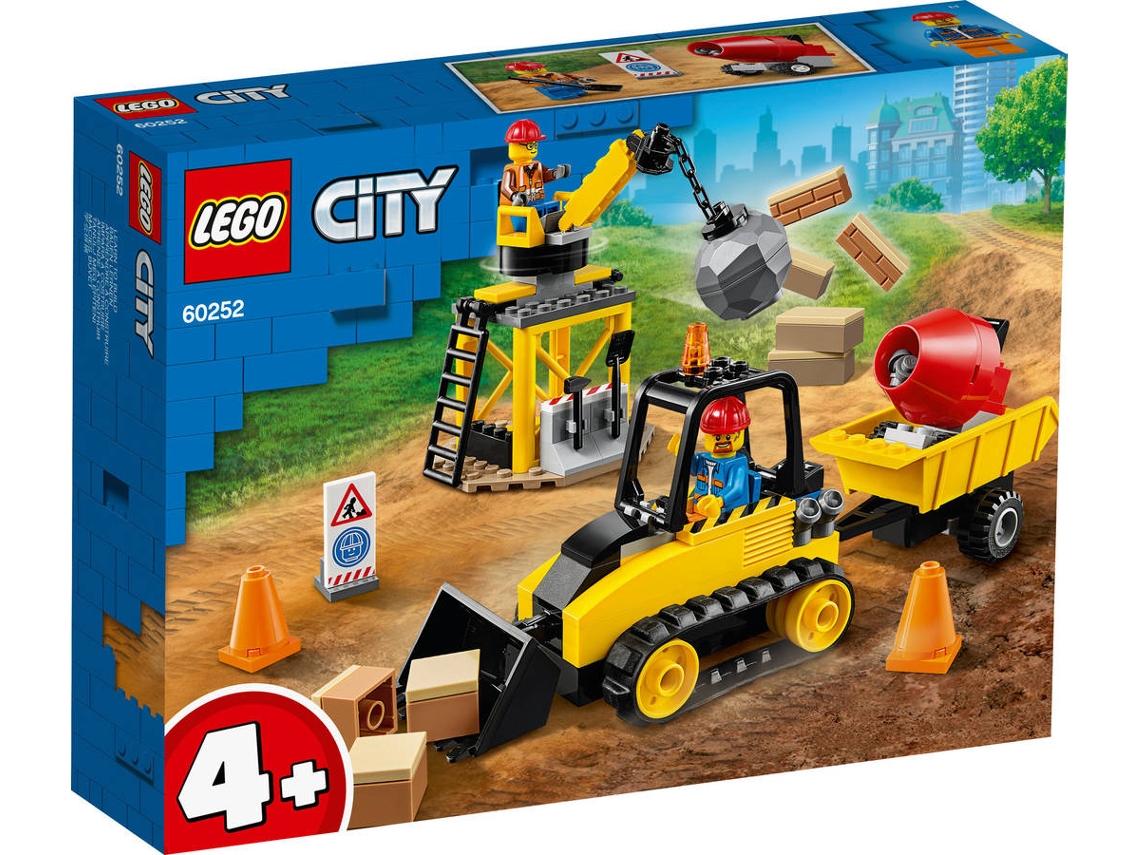 LEGO City: Escavadora de Construção Civil (Idade Mínima: ‍4 - 126 Peças)
