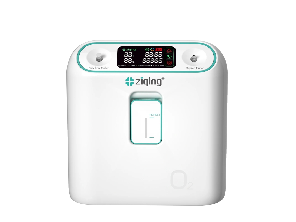 Concentrador De Oxigênio Portátil, Pureza De 93±3, Controle Por Toque Inteligente,upgrade 1l 8l,plug Eu Oem