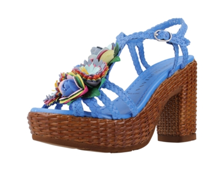Sapatos de Mulher PONS QUINTANA Cannes Tecido Azul (36)
