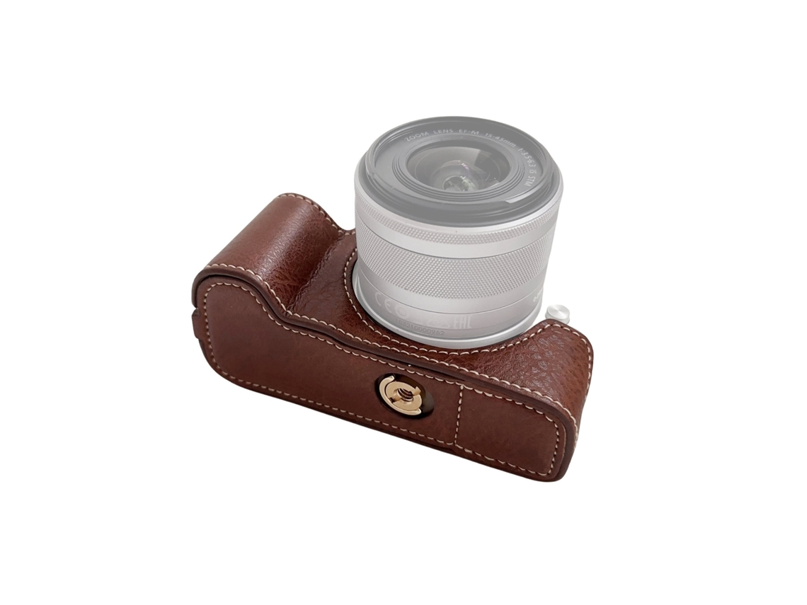 Funda Protectora Para Cámara Portátil Estilo Retro Con Correa Para Canon Eos M50/m50 Ii/m5