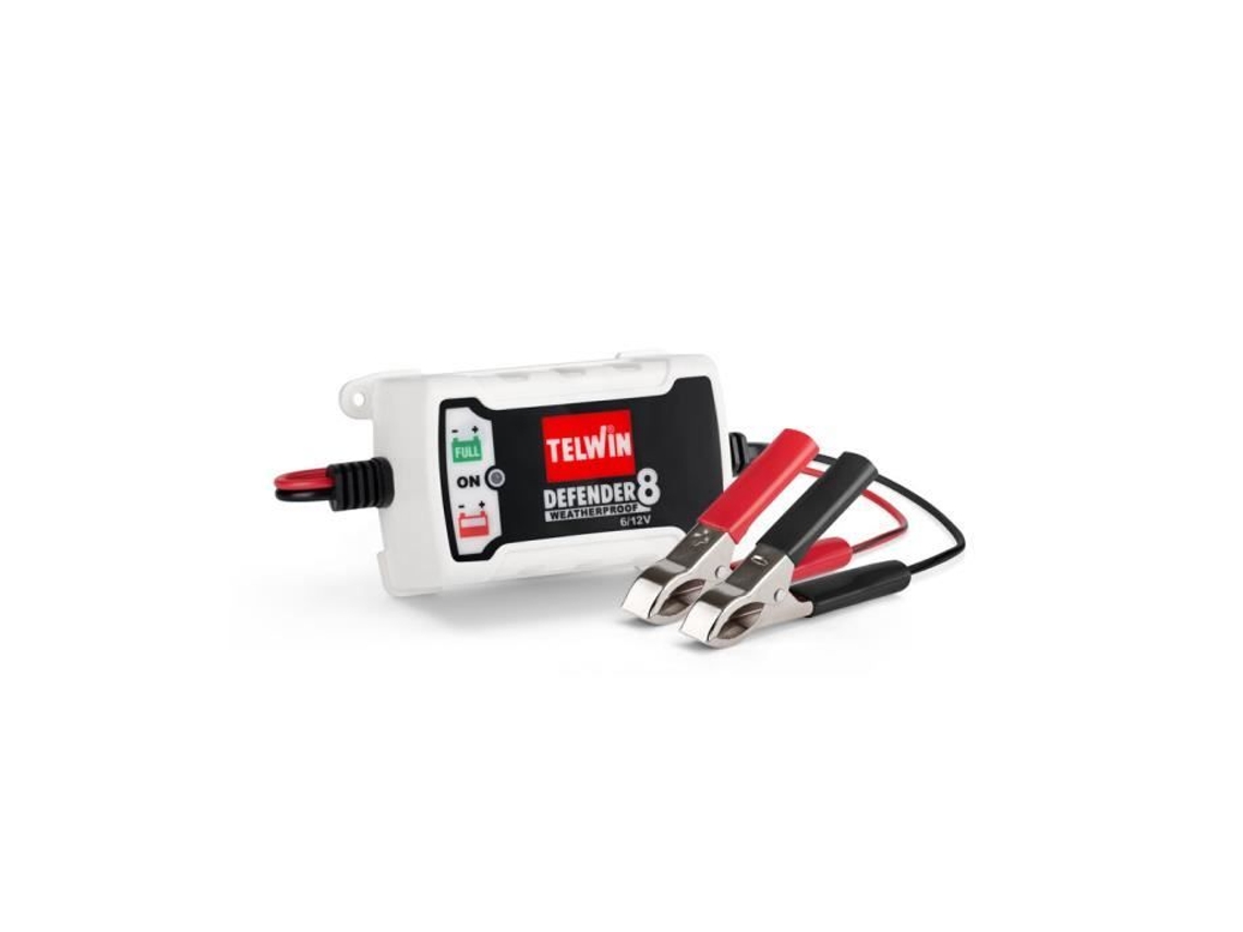 Carregador De Bateria Telwin Defender 8 6v/12v Proteção Ip54 Tecnologia Tronic