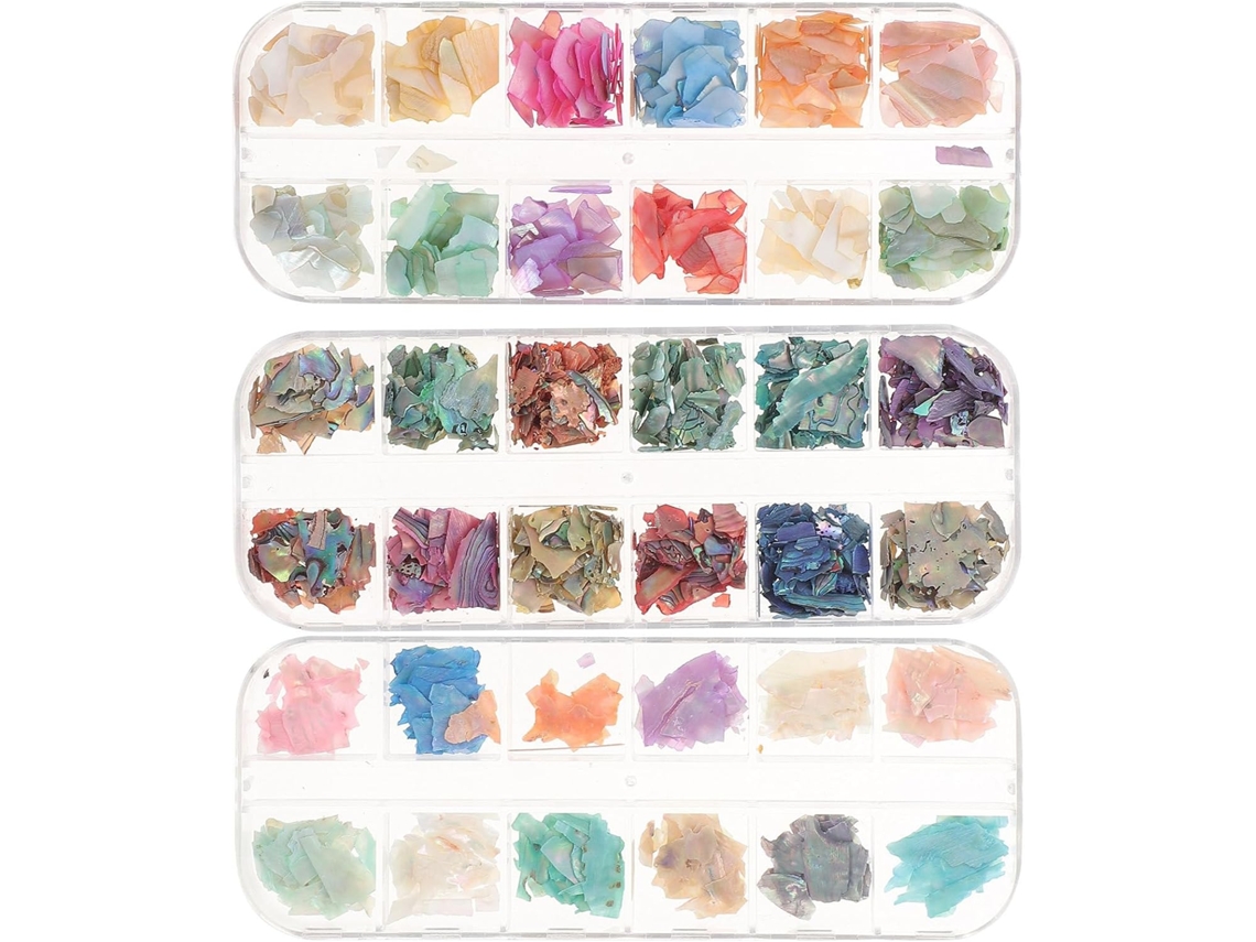 Caixas De Esmalte Ultrafino Com Efeito De Glitter Irregular