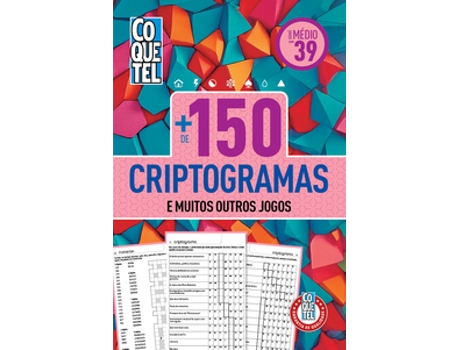 Livro Coquetel Mais De 150 Criptogramas 39 De Editora Coquetel (português Do Brasil)