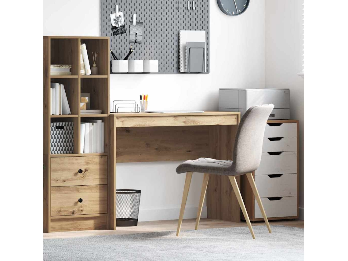 Vidaxl Mesa Carvalho Artesanal 100 X 40 X 76 Cm