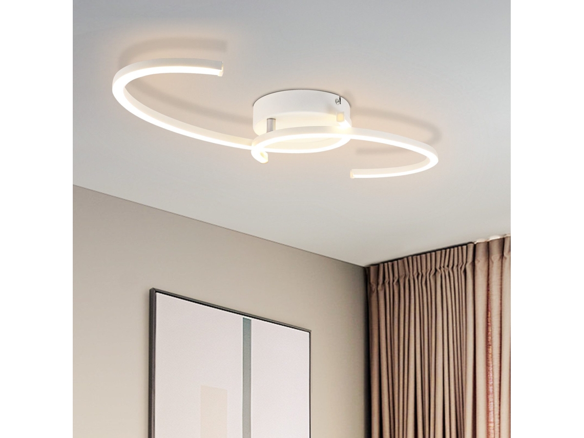 Luminária De Teto Led Nettlife Para Sala De Estar, 24w, Moderna, 3000k, Para Corredor E Cozinha