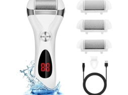 Lixa Elétrica Para Pés Ferramenta Profissional Para Pedicure Branca Aquaforge