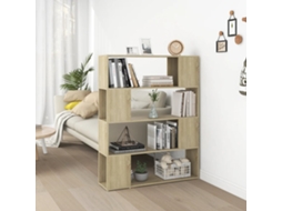 Vidaxl Estante/divisória 100x24x124 Cm Cor Carvalho Sonoma