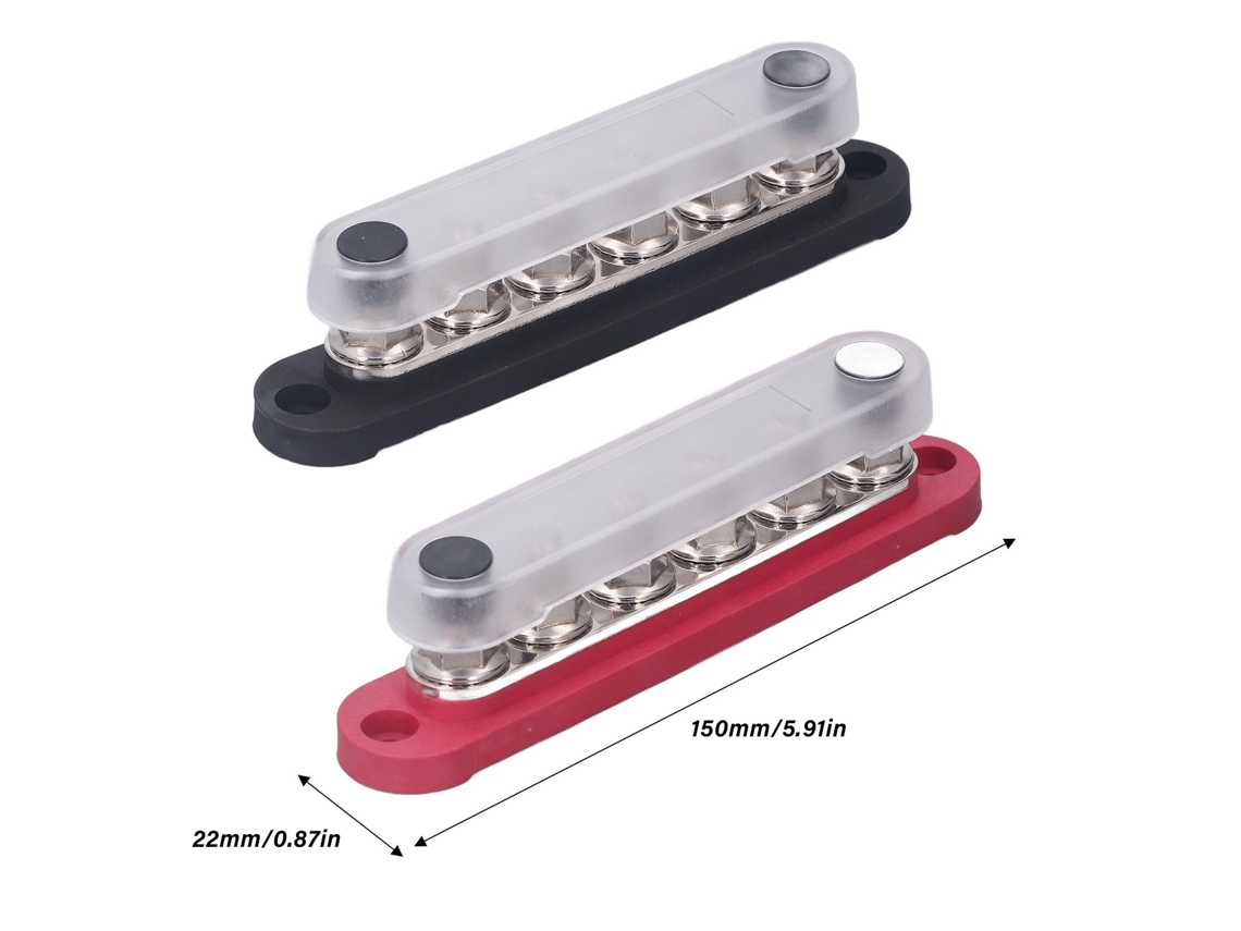 Laxiscreed Busbar Para 300vac E 48vdc, 150a De Capacidade Elétrica