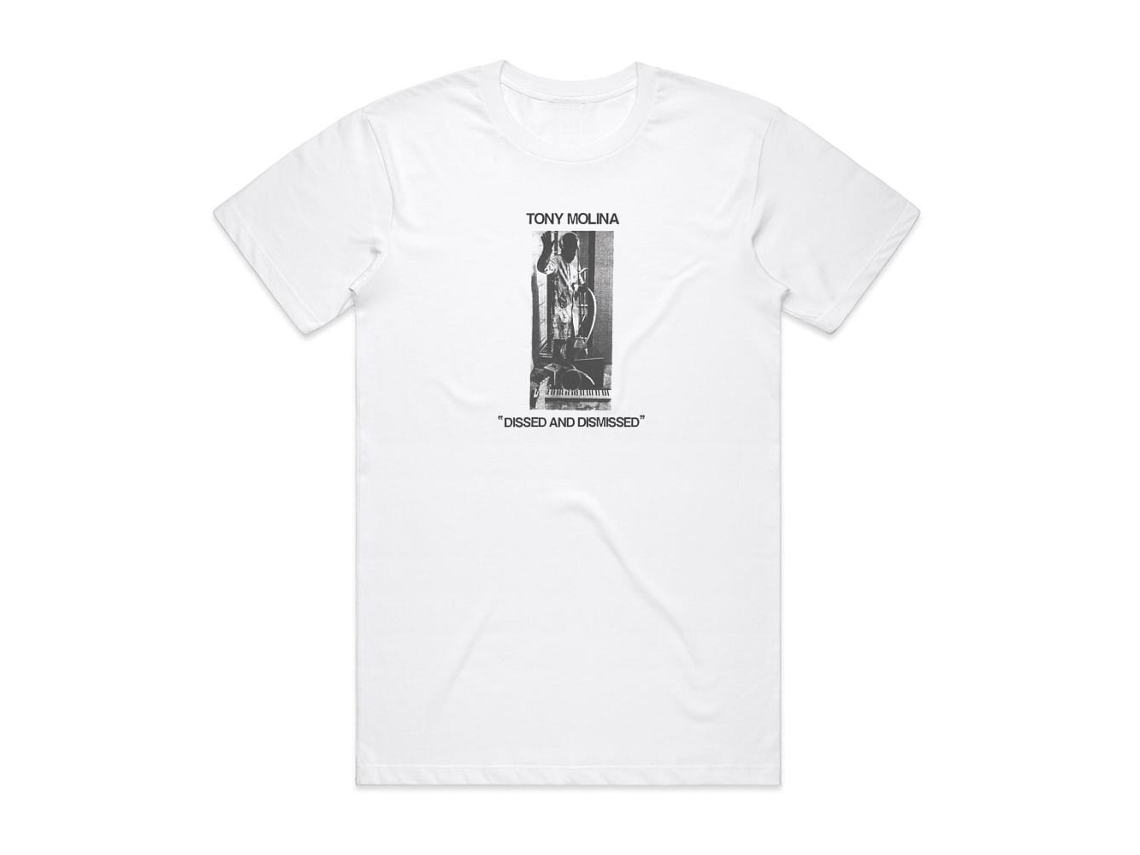 Tony Molina Dissed And Dismissed Album Cover T-shirt White Rockinstone Size-xxxl