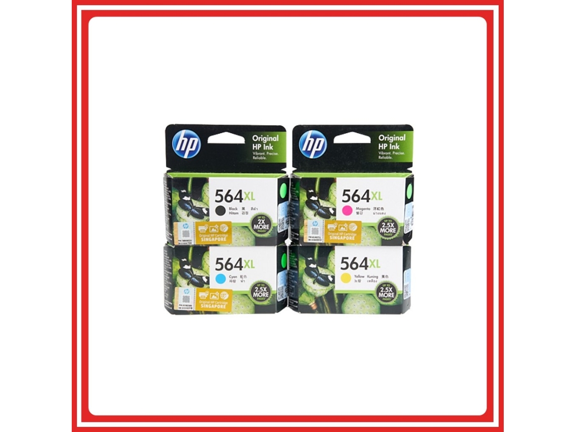 564xlcartucho De Tinta Hp 564xl Preto Ciano Magenta Amarelo