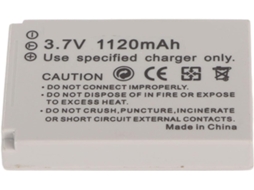 Bateria de Substituição para Câmera, 3,7 V, 1120 Mah, Íon de Lítio SFUSHOS
