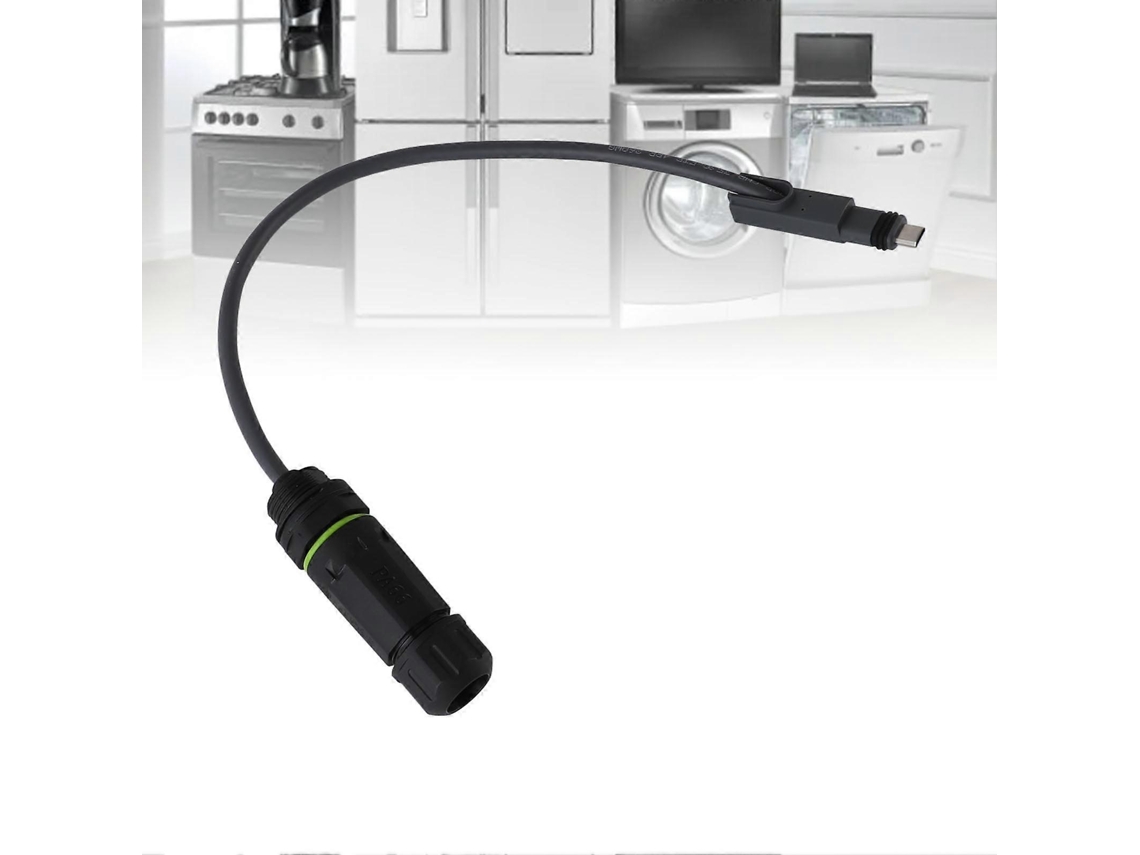 Adaptador Spx Para Rj45 Profissional À Prova Dágua Ip68 De 1200 Mbps Cabo Ethernet Starlink E Antena Gen2.-aquaforge