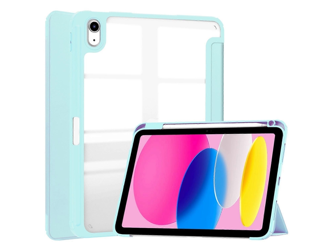 Capa Protetora Para Ipad, Em Acrílico, Compatível Com Ipad 10.9, Ativação Automática, Transparente