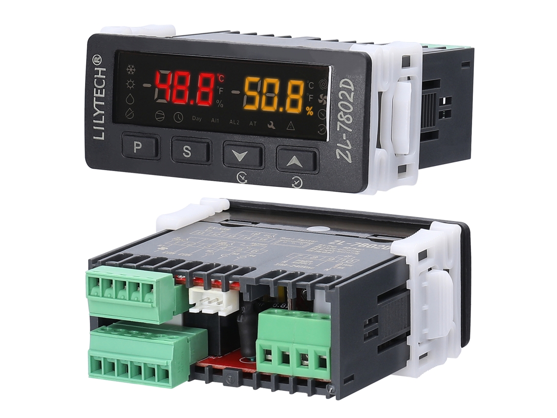 Controlador Automático De Temperatura E Umidade Para Incubadora Zl-7802d Com Giratório De Ovos E Pid