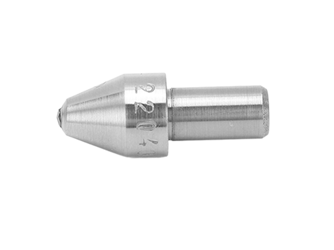 Penetrador de diamante em aço liga super resistente para teste de dureza Vickers de 136 graus com estojo de armazenamento