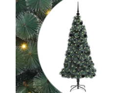 Conjunto 1 Árvore De Natal Artificial Vidaxl Verde Plástico (150 Cm)