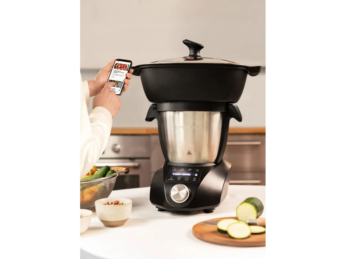 Create - Chefbot Compact Connect - Robot De Cozinha Multifunções Inteligente Com Cesto Para Vapor
