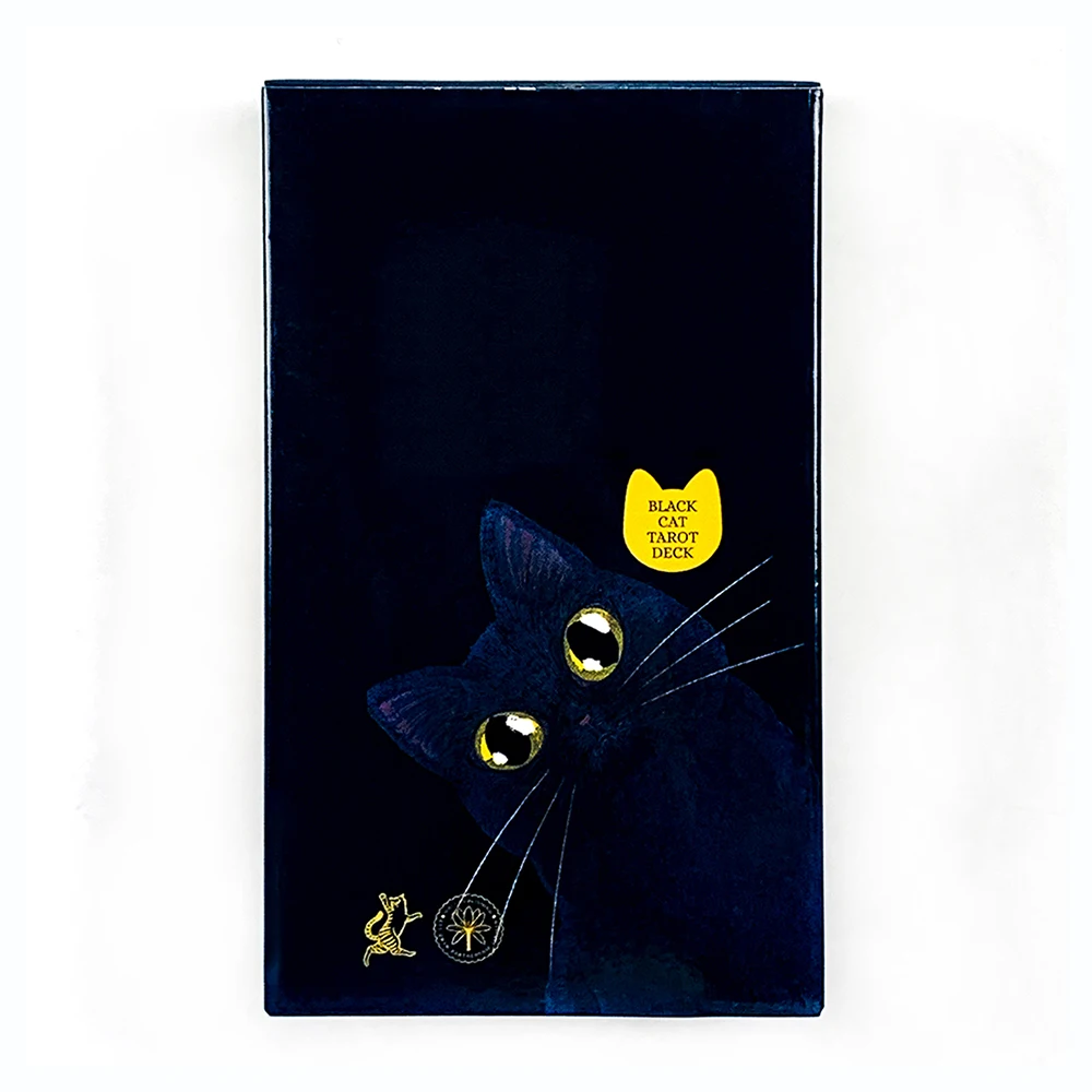 Baralho de Tarô Gato Preto, 78 Cartas de Tarô com Tema de Gatos, um Baralho para Meditação e Adivinhação. MDUG