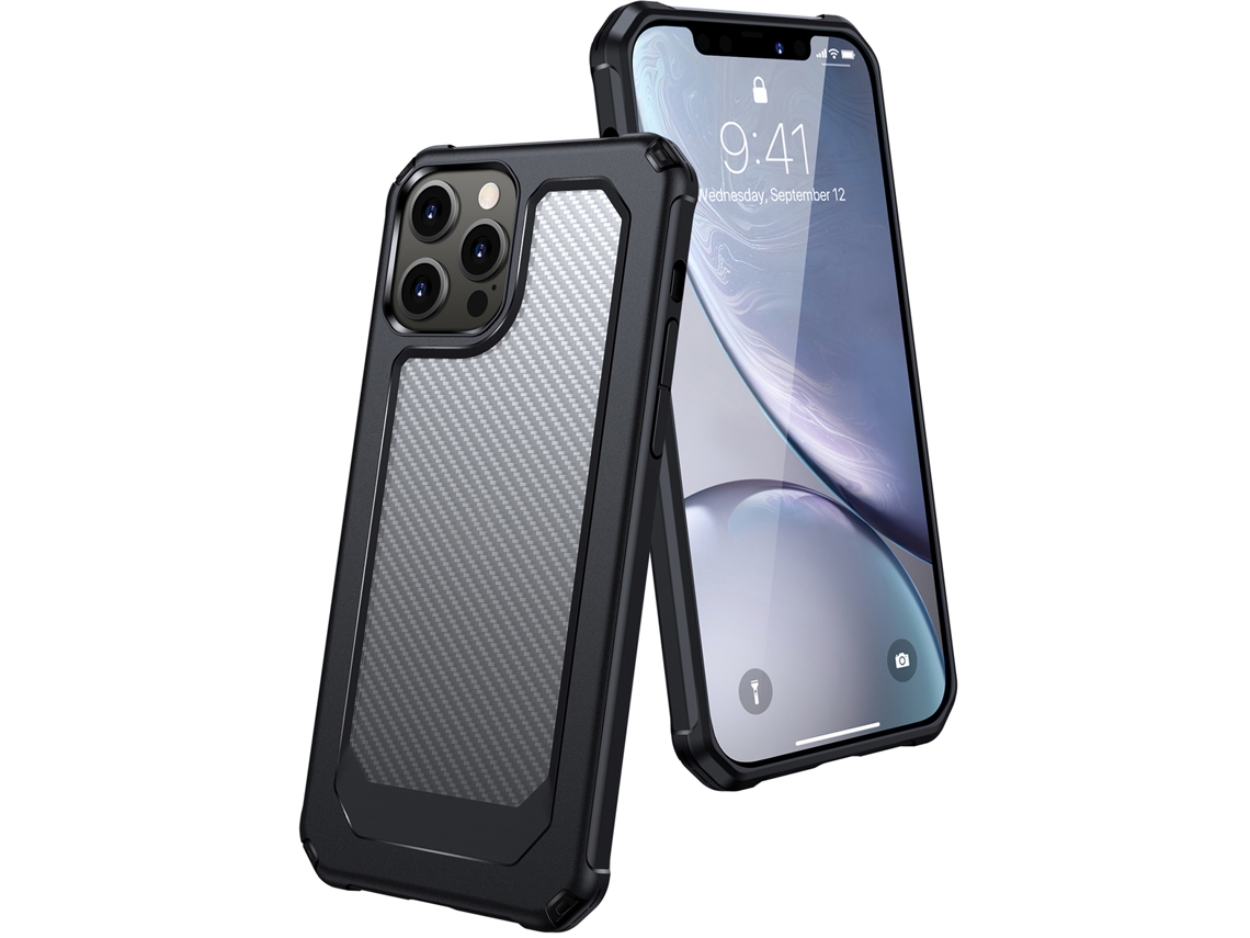 Capa LAXISCREED Apple 12 6.1" Tpu+pc Preta