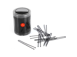 2026 300 Unidades Pinças de Cabelo em U Preto Moda Acessórios Ferramentas Estilismo Salão (preto L)