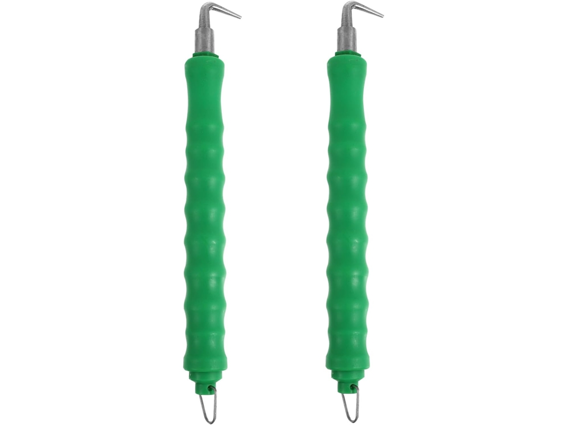 Ferramenta Semiautomática Para Amarrar Vergalhões Ultechnovo, Gancho Verde, Aço E Plástico, 2