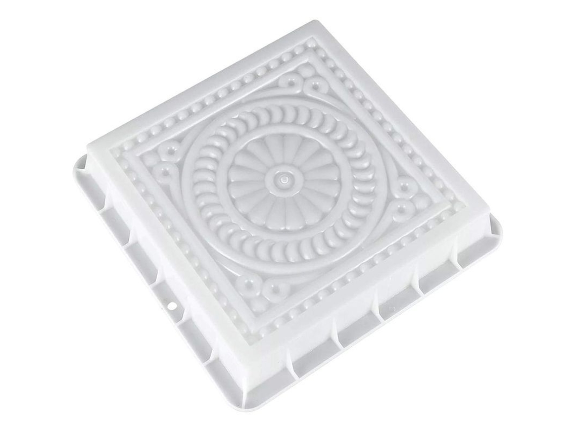 Molde De Plástico Para Concreto Forma De Camino Jardín Acera Patio Pavimentos Diy Reutilizable