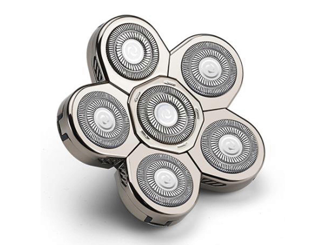 Cabeças De Rasurador Elétrico Para Homens Com 6 Lâminas C15