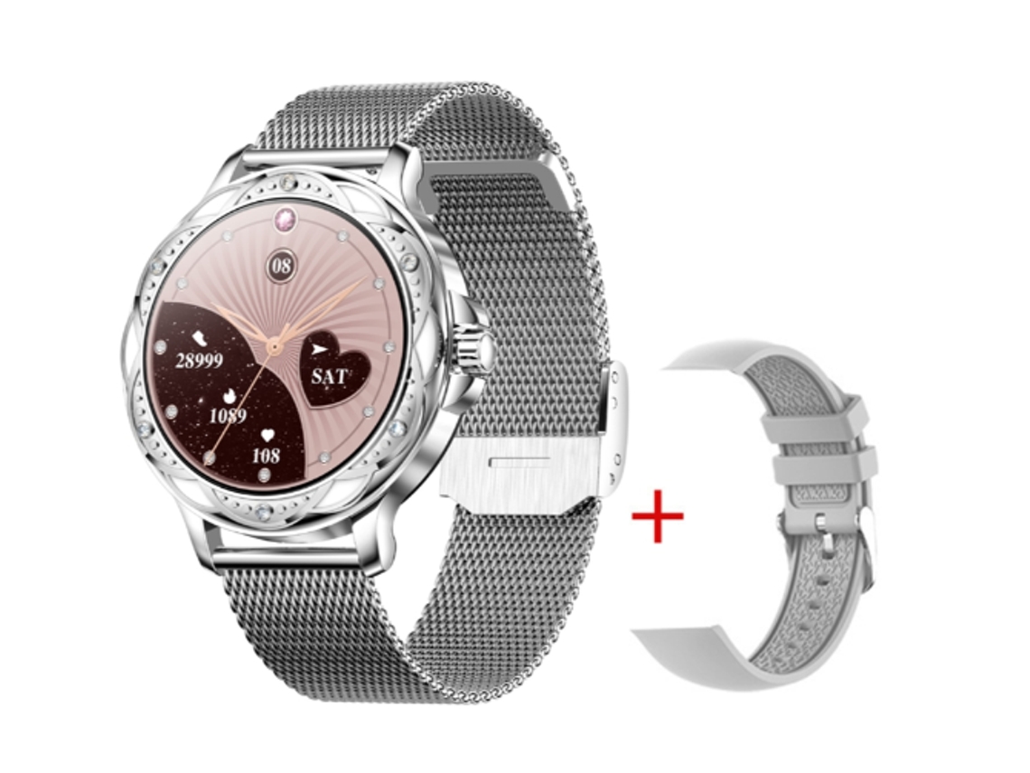 Smartwatch YDCY Cf12 Prateado