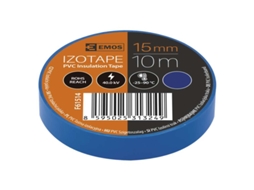 EMOS 10 Rolos de Fita Isolante de Pvc 15 mm / 10M Azul