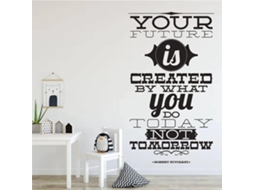 Citação Adesivos Muraux Vinyle Chambre Adesivos Decoração De Salão Inspiração Autocollants 42x73cm