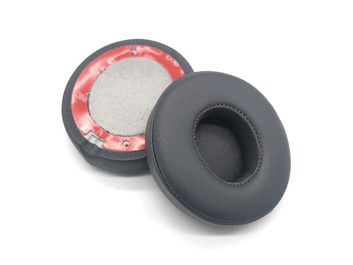Almofada para Auscultadores Beats Solo2 Wireless de Espuma Macia Pele de Proteína Titânio XIAOMOYU