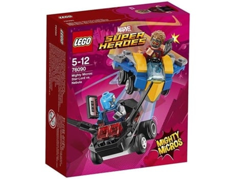 Marvel: Mighty Micros: Star-Lord vs. Nebula - 76090 (Idade mínima: 5 - 86 Peças)