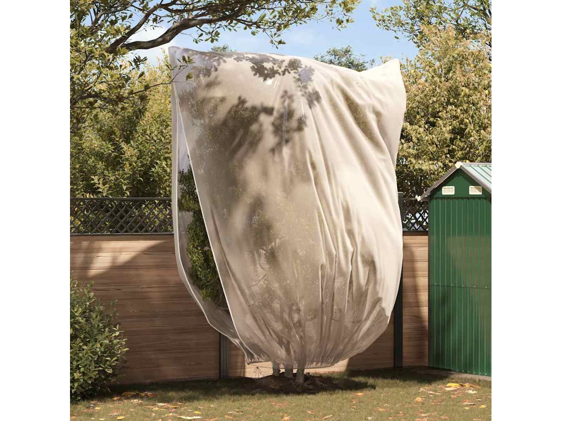 Vidaxl Capas De Fleece Para Proteção Contra Geada 3 Unid. Bege