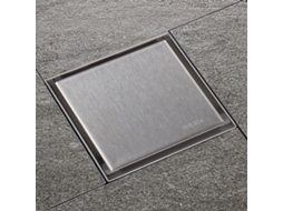 Ralo de Chuveiro em Aço Inoxidável 1.3 mm para banheiro 4 polegadas AQUAFORGE