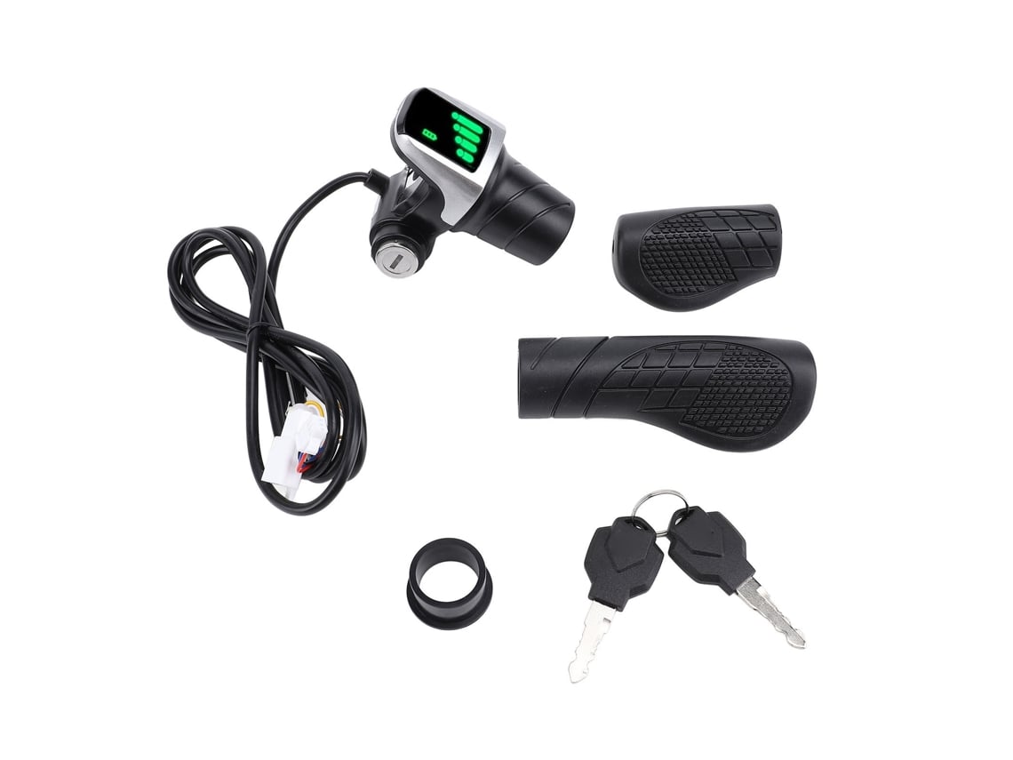 MANOPLA de Aceleração com LCD e Trava Chave 36v para Scooter Elétrico 22.5mm | S/MARCA