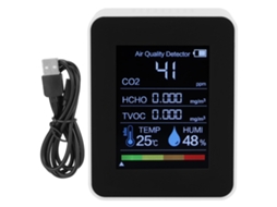 Laxiscreed Detecta Co2, Temperatura E Umidade Com Precisão, Ideal Para Monitorização Do Ar Em Ambientes