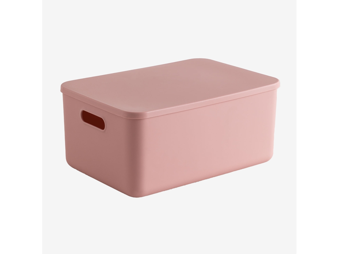 Sklum Caixa Organizadora De Polipropileno Yure Polipropileno Cor-de-rosa Avelã         ↑16 Cm