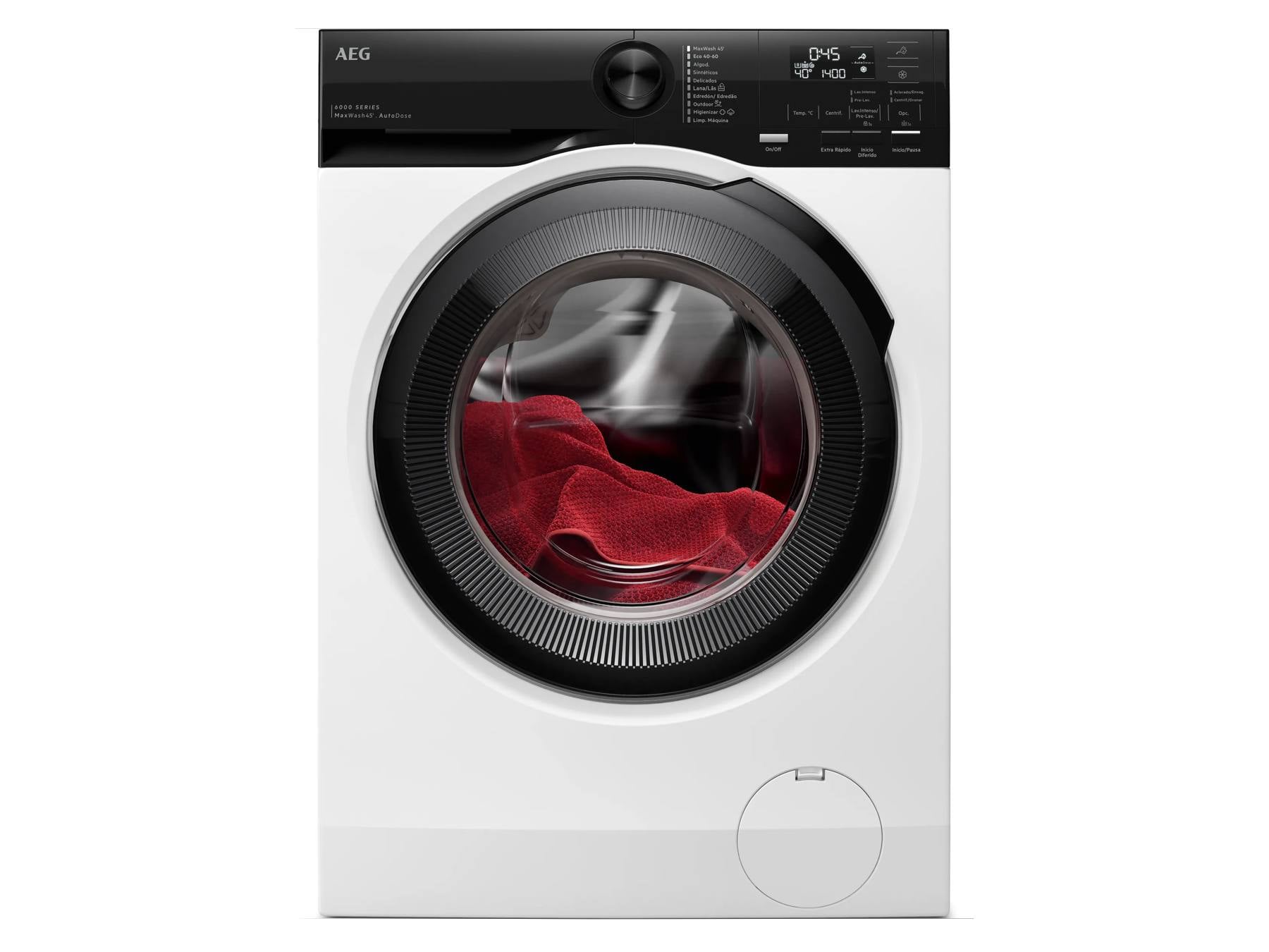 Máquina de Lavar Roupa AEG LFE6G54O4M (10.5 kg - 1400 rpm - Branco)